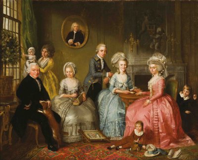 Porträt der Familie von Jan van Loon von Adriaan de Lelie